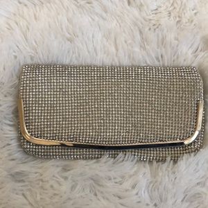 Jeweled Clutch with Crossbody Option